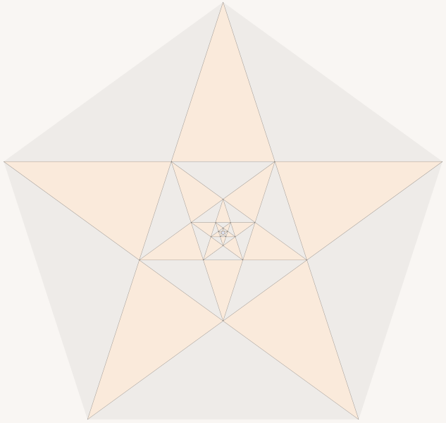 Triangles Or & Argent