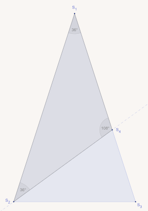Triangle argent